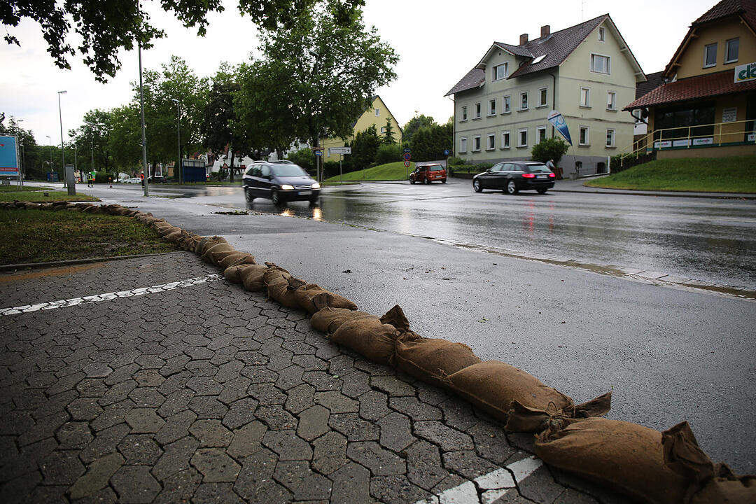 Unwetter: Überschwemmungen in Kulmbach und Kronach
