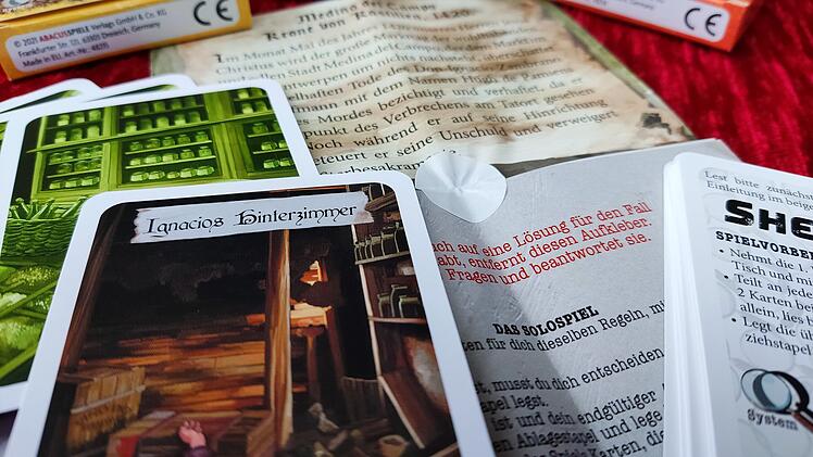 Sherlock Mittelalter - Rezension der drei schnellen Detektiv-Kartenspiele