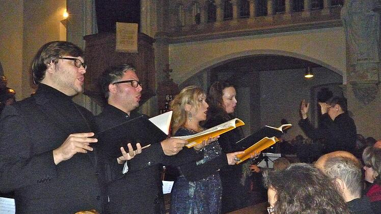 Felix Rathgeber (Bass), Christian Rathgeber (Tenor), Edeltraut Rupek (Alt), Monika Teepe (Sopran).