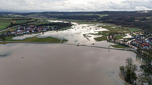 Hochwasser an der Itz: Weiterer Regenfälle erwartet