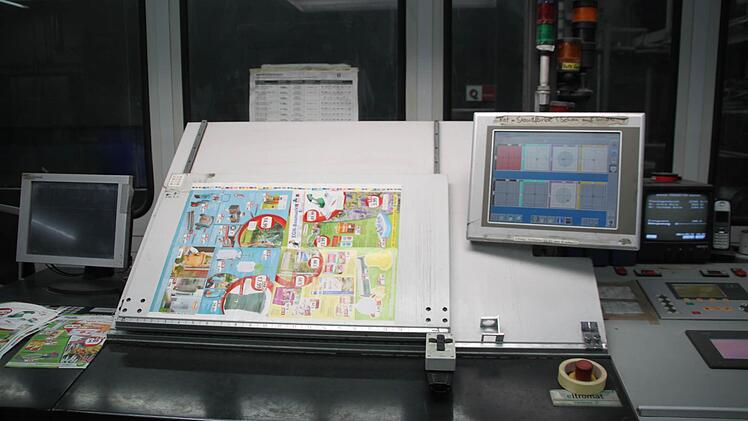 Bei der Druckereiführung bei Baumann Druck können die Besucher hinter die Kulissen schauen. Foto: Jennifer Hauser