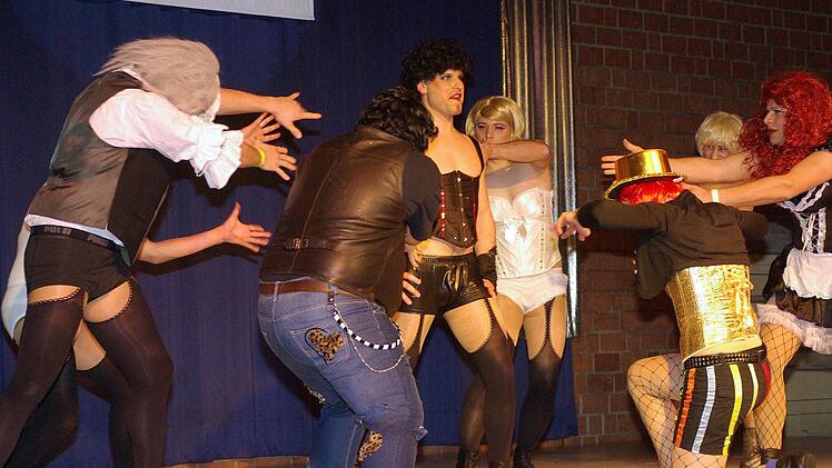 Turnier für Männerballett in Untererthal.
