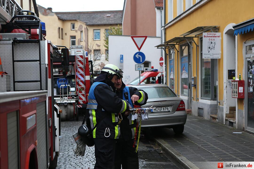 Feuer in Gostenhof: Sechs Menschen  verletzt