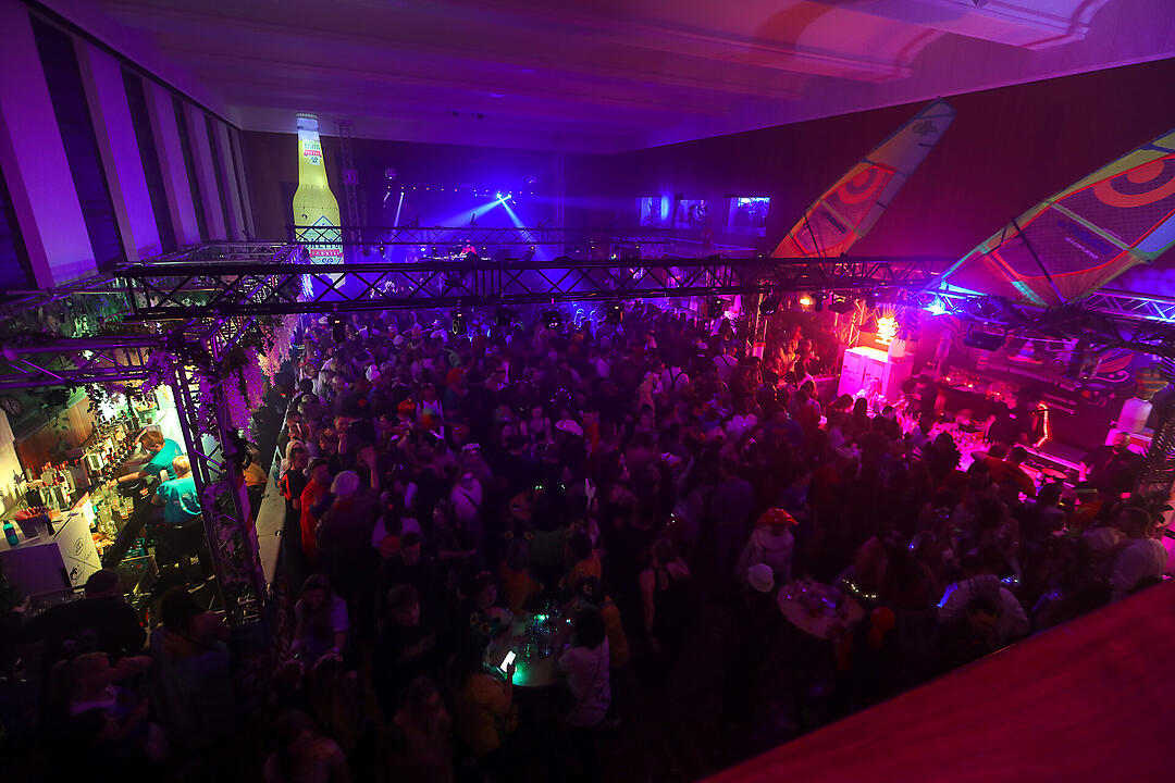 Beste Partystimmung in der Stadthalle