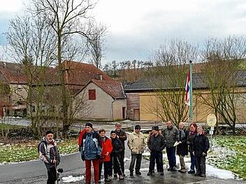 Casteller Wanderer auf Mühlentour