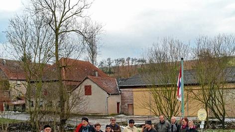 Casteller Wanderer auf Mühlentour