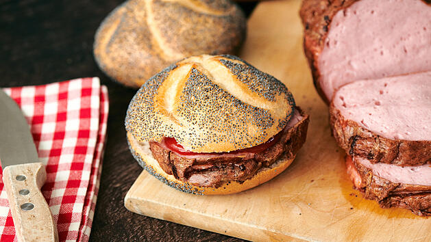 Leberk&auml;sbr&ouml;tchen, Leberk&auml;se, Leberk&auml;ssemmel