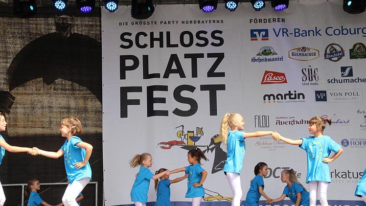 Kindernachmittag beim Schlossplatzfest in Coburg Foto: Oliver Schmidt
