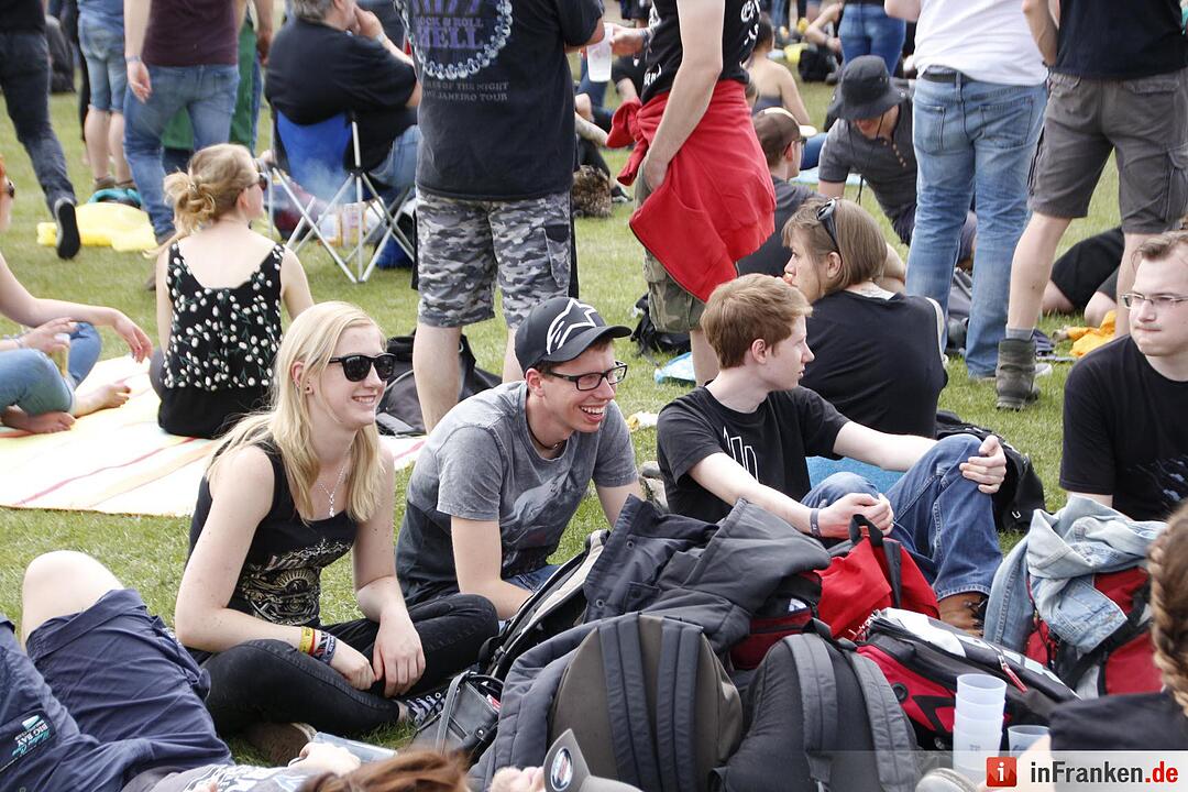 Rock im Park 2016 - Das Festivalgelände am Samstag