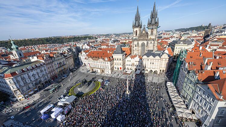 Proteste in Prag