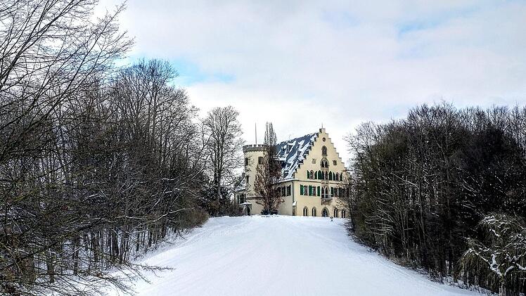 Winter-Impressionen im PArk von Schloss RosenauFoto: Jochen Berger