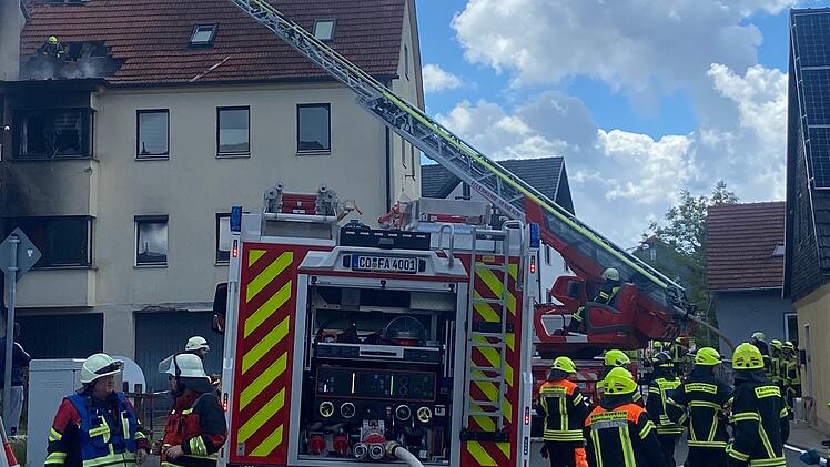 Brand in Brauerei in Untersiemau