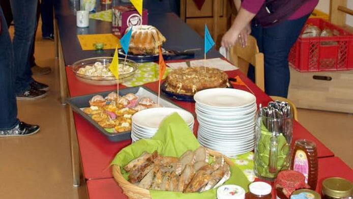 Ein tolles Frühstücksbuffet war beim Coffee Stop angerichtet. Foto: Susanne Deuerling