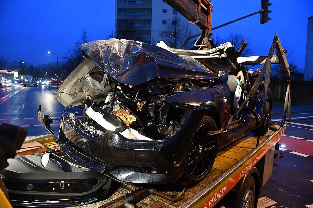 Schwerer Unfall auf dem Berliner Ring in Bamberg