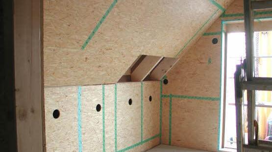 Blick in den Innenraum während der Bauphase. Foto: privat