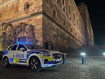 Polizeisch&uuml;sse am Stockholmer Schloss