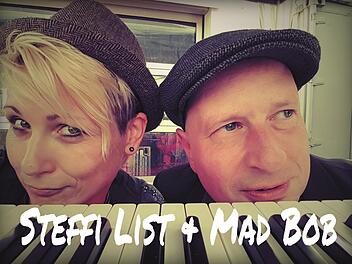 Die beiden Schweinfurter Steffi List und Thomas Bickel alias "Mad Bob" sind am Donnerstag im Kursaalgebäude zu Gast. Foto: Selfie/ Steffi List