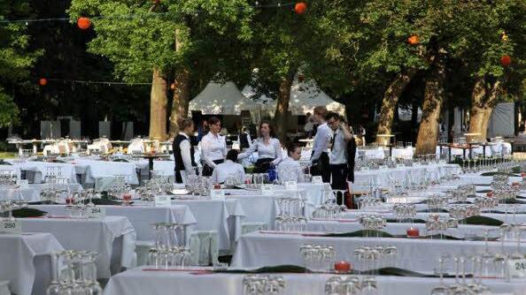 Schlossgartenfest der Universität Erlangen-Nürnberg 2013 Foto: Georg Pöhlein