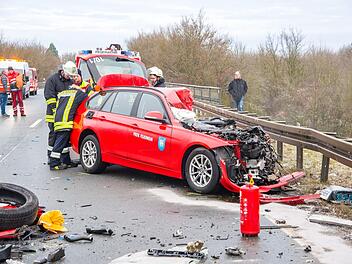 Kitzinger Feuerwehrmann starb bei Heimfahrt - Kameraden erinnern an Tragödie