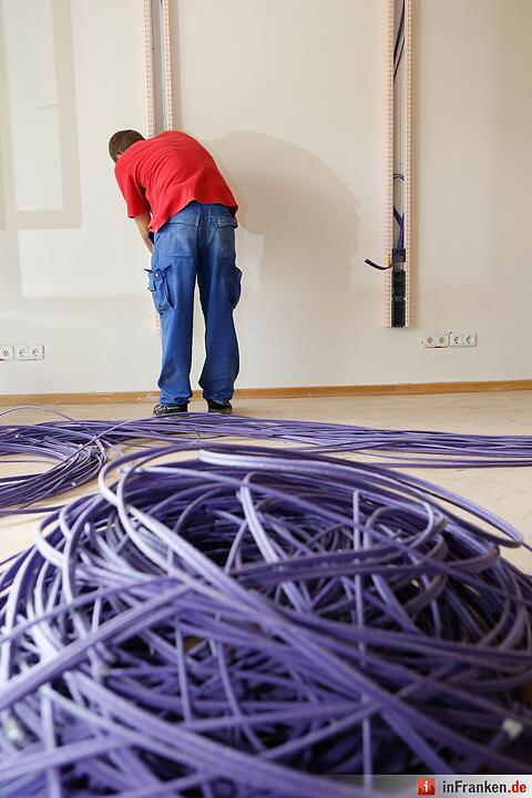 Die Arbeiten für das Balkanzentrum in Bamberg laufen.
