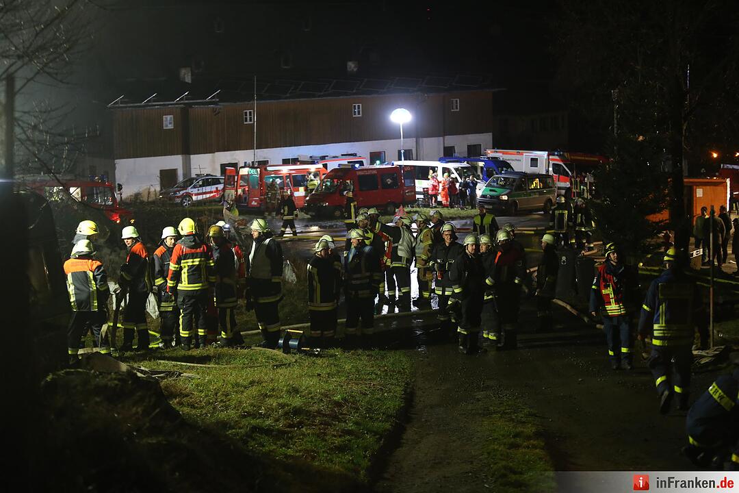 Bauernhof in Weißdorf bei Hof brennt ab