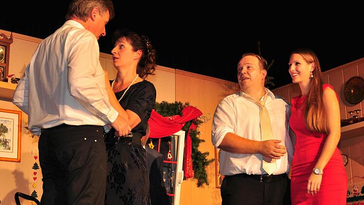 Unser Bild zeigt (von links) Wolfgang Voit, Chris Wagenhäuser, Thomas Schuck und Thekla Selig.