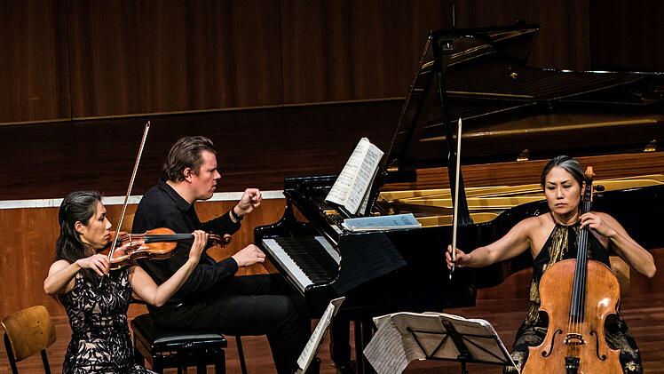 Das Trio con Brio beeindruckte in Coburg.Foto_Jochen Berger