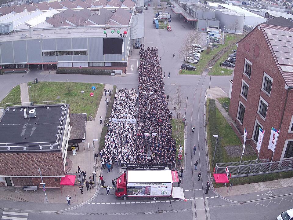 Protestaktion Bosch Bamberg