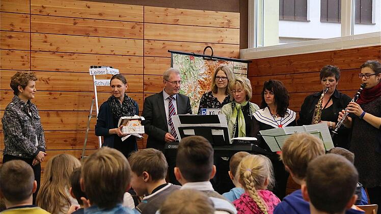 Feierstunde für die neue Rektorin Monika Hügel Foto: Gerd Schaar