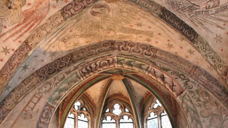 Die Evangelistenfresken in der Augustinuskapelle