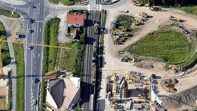 Das Luftbild unseres Fotografen Ronald Rinklef gibt einen guten Eindruck von der Situation.