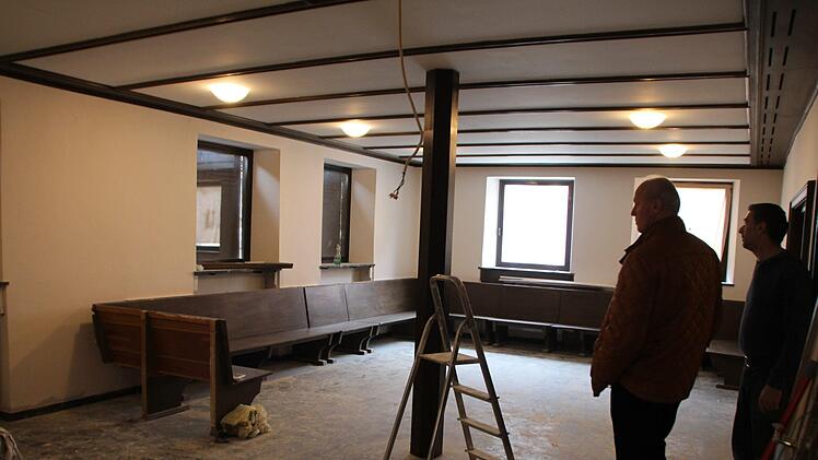 Der große Gastraum des künftigen Saporito im Gebäude Alte Schranne ist schon fast bezugsfertig.  Foto: Andreas Dorsch