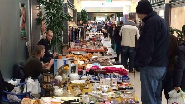 Letztes Jahr fand der Centerflohmarkt in der Mall statt.Foto: Manuela Schneider