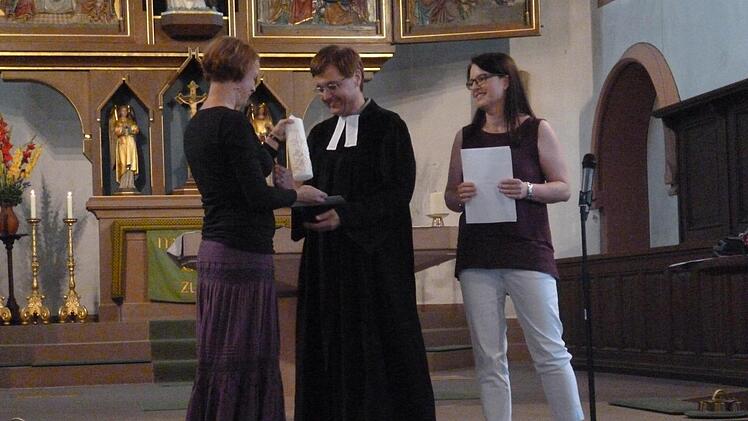 Friedrich Mebert beim Schulabschlussgottesdienst. Foto: Schule