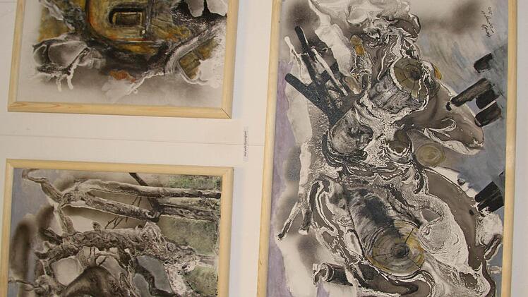 Kunstwerke der verschiedensten Art sind in der Austellung zu sehen.