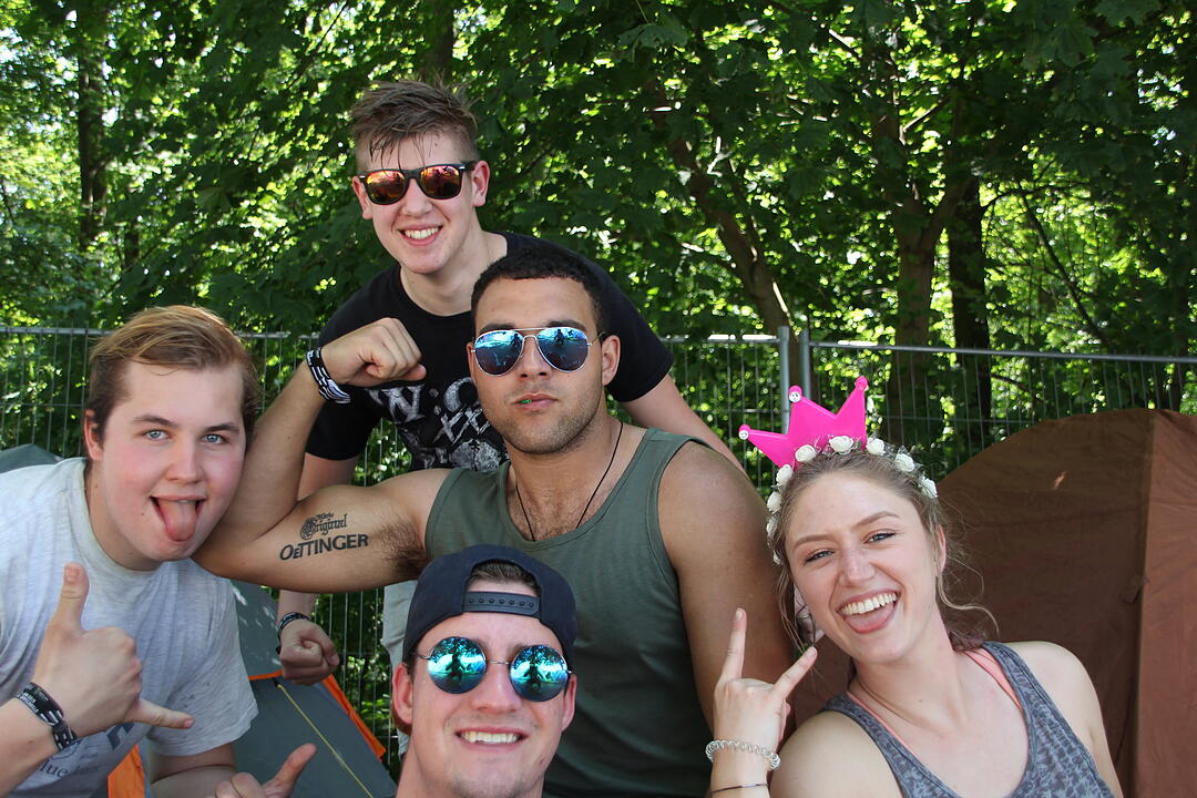 So wild feiern die Besucher bei Rock im Park 2019