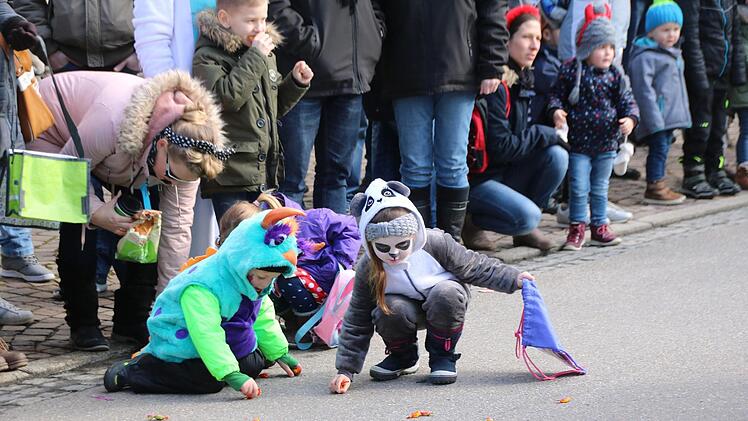 Faschingszug in Poppenlauer.Heike Beudert