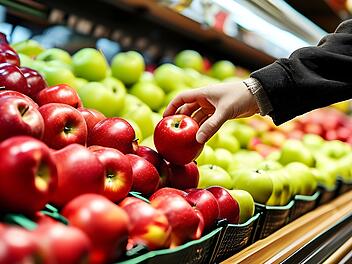 Apfel, Apfel kaufen, Supermarkt, Obst