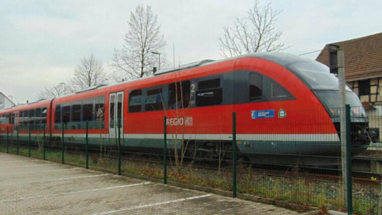Der Zugführer brachte die Lok der Gräfenbergbahn rechtzeitig zum Stehen. Foto: Petra Malbrich/Archiv