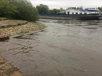 Hoher Wasserstand, aber kein Hochwasser