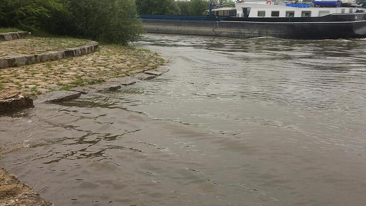 Hoher Wasserstand, aber kein Hochwasser
