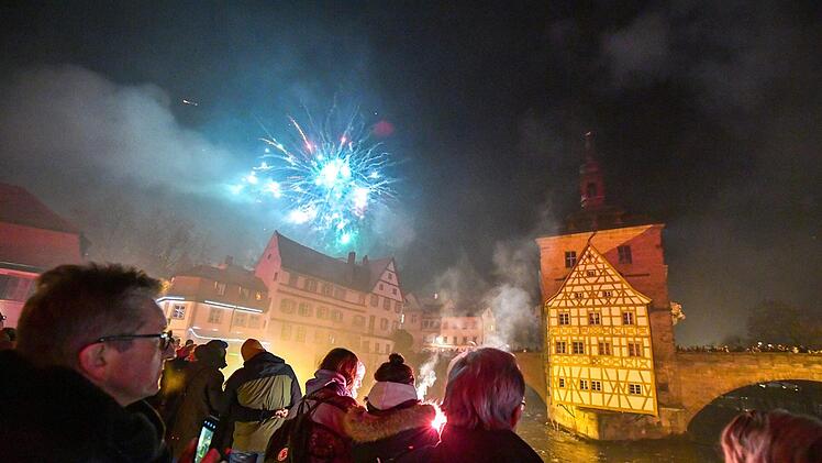 Silvester 2019/2020 in Bamberg. Foto: Ronald Rinklef