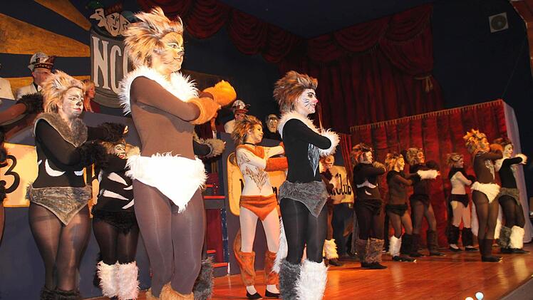 Genauso alt wie der NCC: das Musical Cats, das die Juniorengarde darbot.