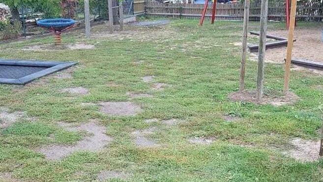 Der Gemeinderat muss sich Gedanken machen, wie die Gr&uuml;nfl&auml;che im Kindergarten Pfarrweisach verbessert werden kann. Das Angebot einer Gartenbaufirma &uuml;ber 16&nbsp;000 Euro wurde als zu teuer abgelehnt.  Foto: cl