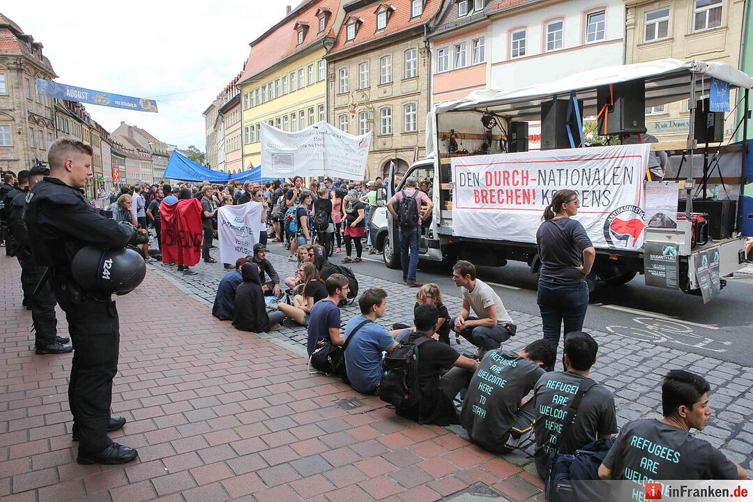 Demonstration in Bamberg