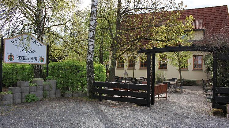Restaurant bei Peppo in Ebern.  Foto: Katharina Becht