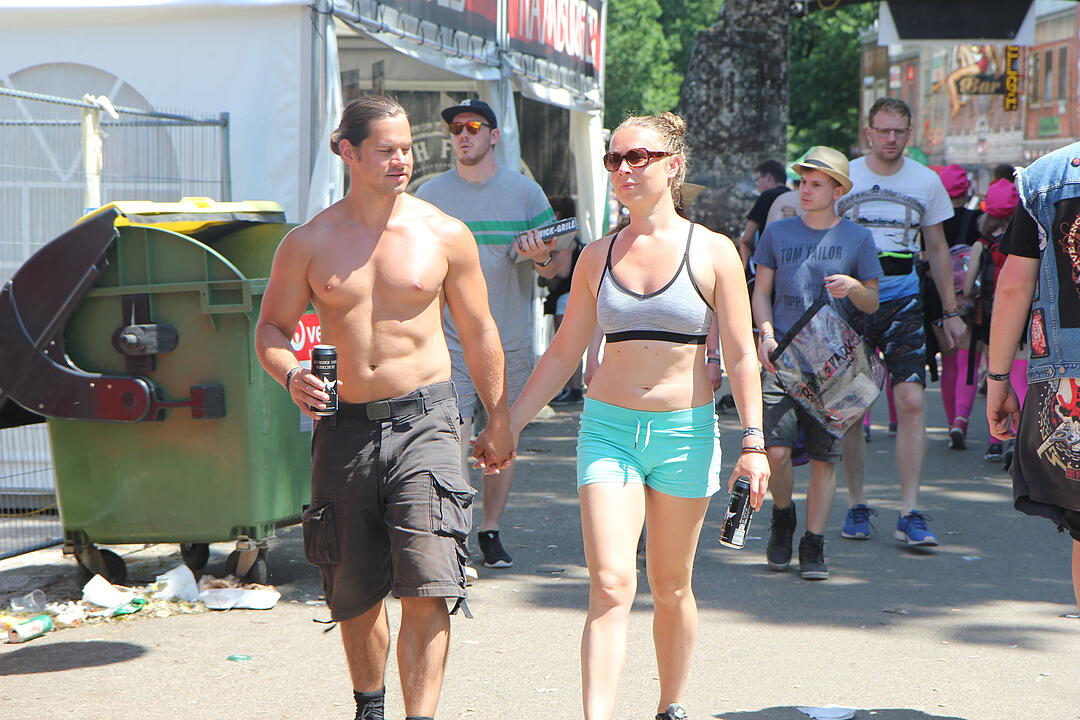 So sexy waren die Besucher am Rock im Park-Sonntag