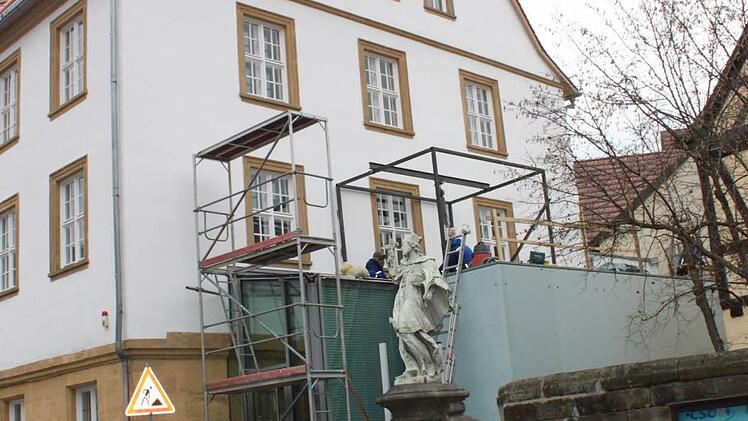 Die Arbeiten laufen noch. Foto: Anette Schreiber