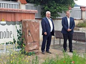 Stolz auf ihr Projekt: Rudolf Braun (links) und Ralf Schwarz Foto: privat