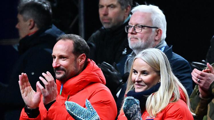 Norwegens Kronprinzenpaar Haakon und Mette-Marit